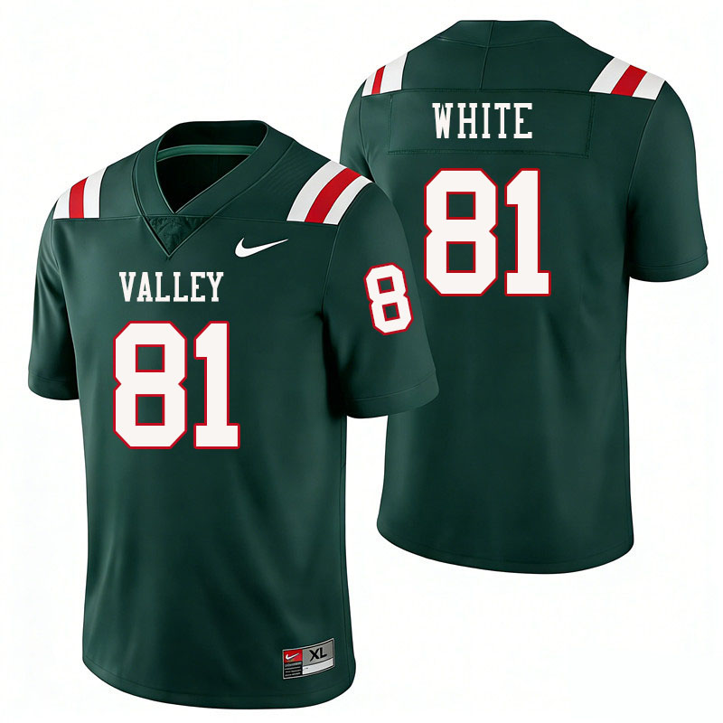 Mississippi Valley State Delta Devils #81 Christian White College Football Jerseys,Uniforms Stitched